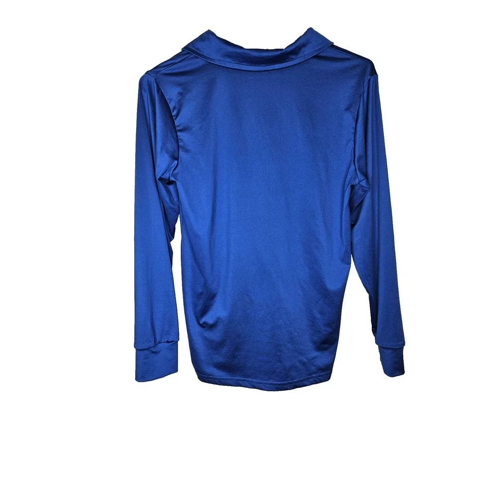 Dreammonkey Boys Blue‎ Long Sleeve Polo Shirt L 12 Athletic Preppy Casual